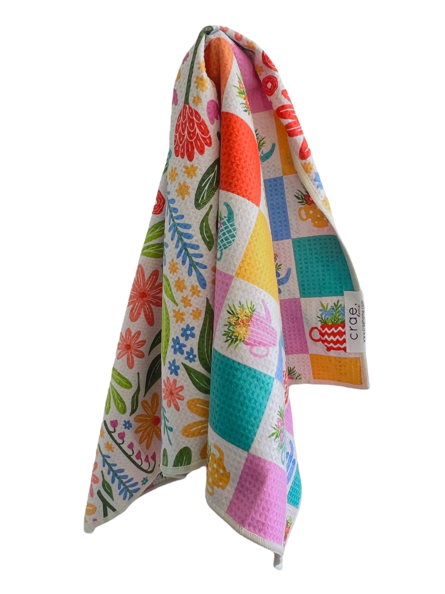Tea Garden Reversible Hand Towel
