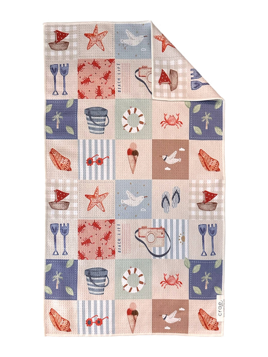 Salty Air: Double-Sided Hand Towel