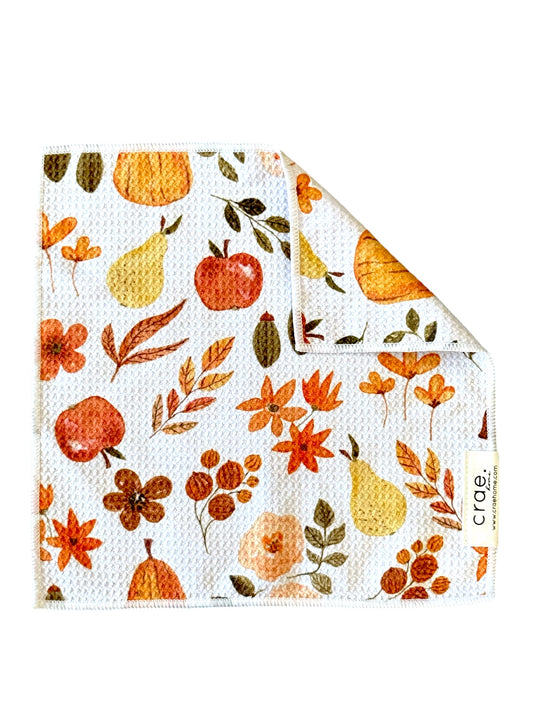 Pumpkin Spice: Double-Sided Washcloth