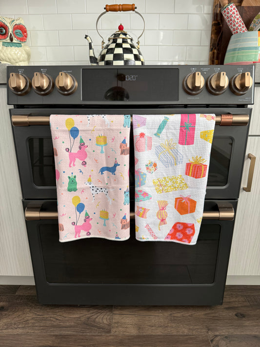 Puppy Party: Double-Sided Hand Towel