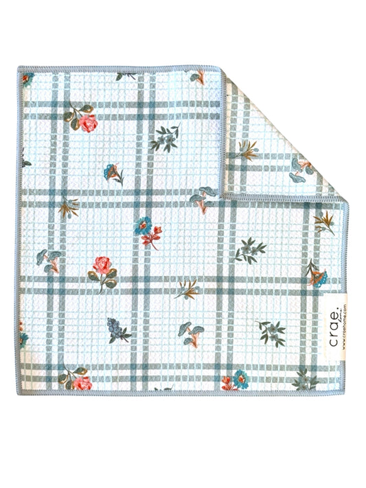 Blue Meadows: Double-Sided Washcloth