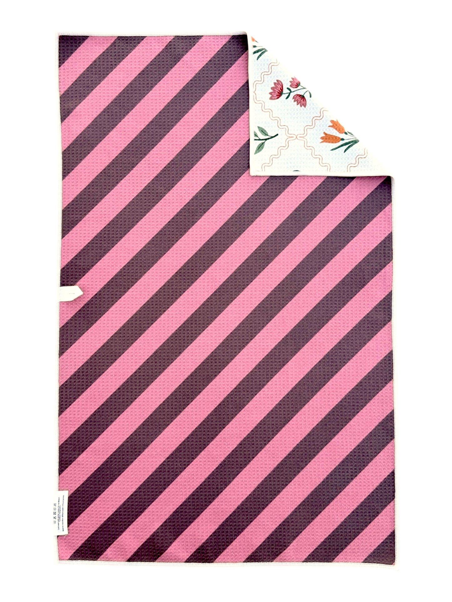 Pressed Petals: Reversible Hand Towel