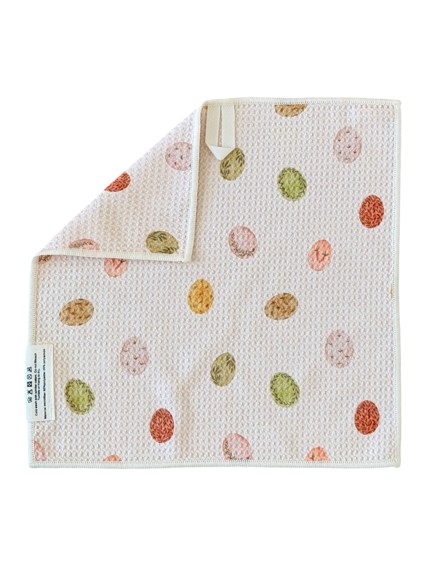 Eggstra Pretty: Double-Sided Washcloth