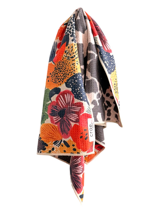 Wildflower Rodeo: Reversible Hand Towel
