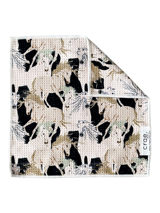 Mustang: Double-Sided Washcloth