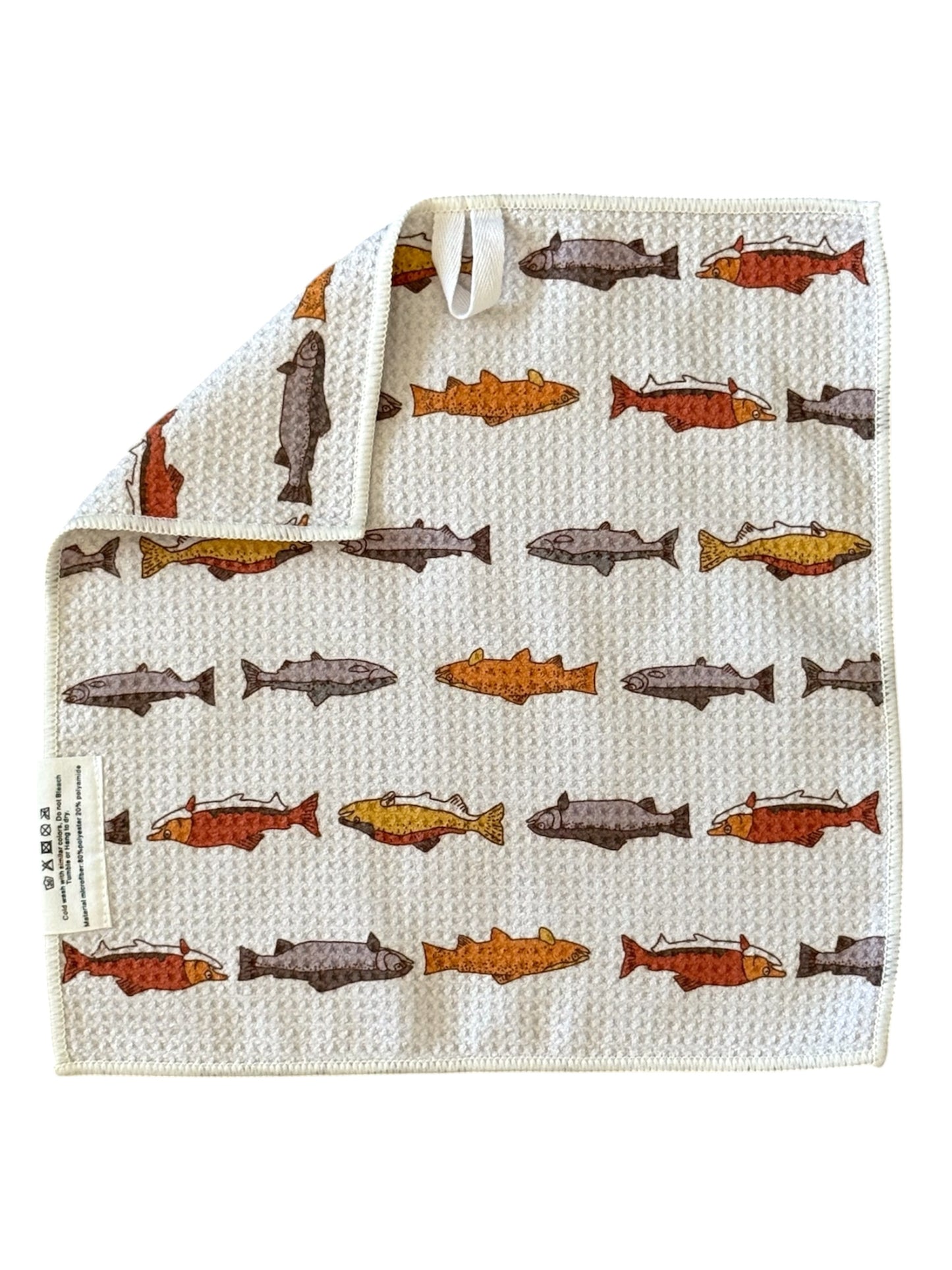 Fishy Fish: Double-Sided Washcloth