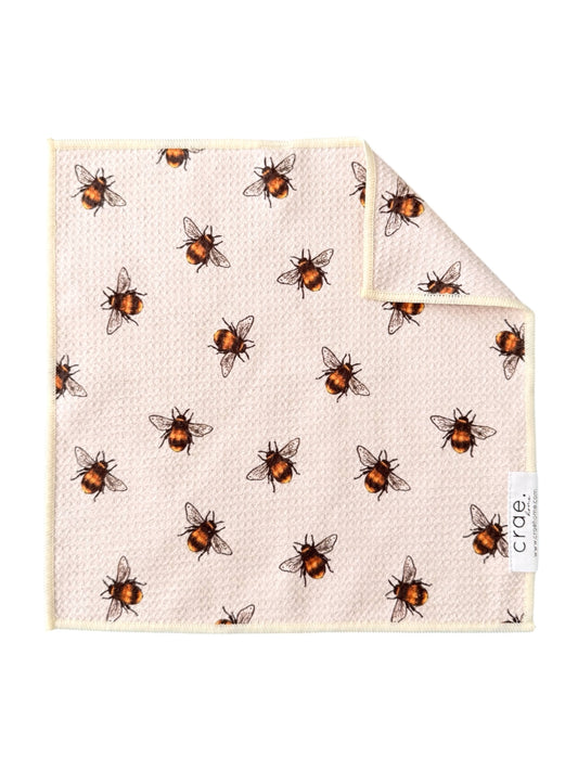 Busy Bee: Double-Sided Washcloth