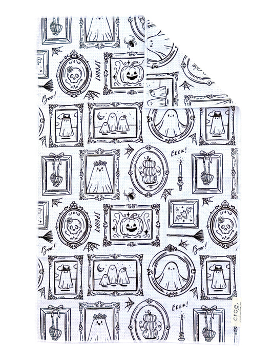 Ghostly Gallery: Double-Sided Hand Towel