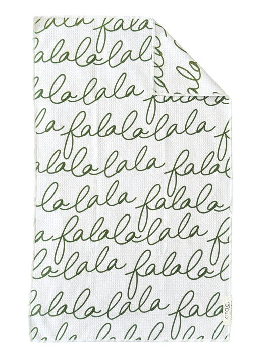 Tis' The Season To Be Jolly: Double-Sided Hand Towel