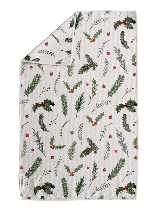 Berry and Branch: Double-Sided Hand Towel