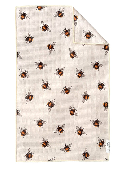 Busy Bee: Double-Sided Hand Towel