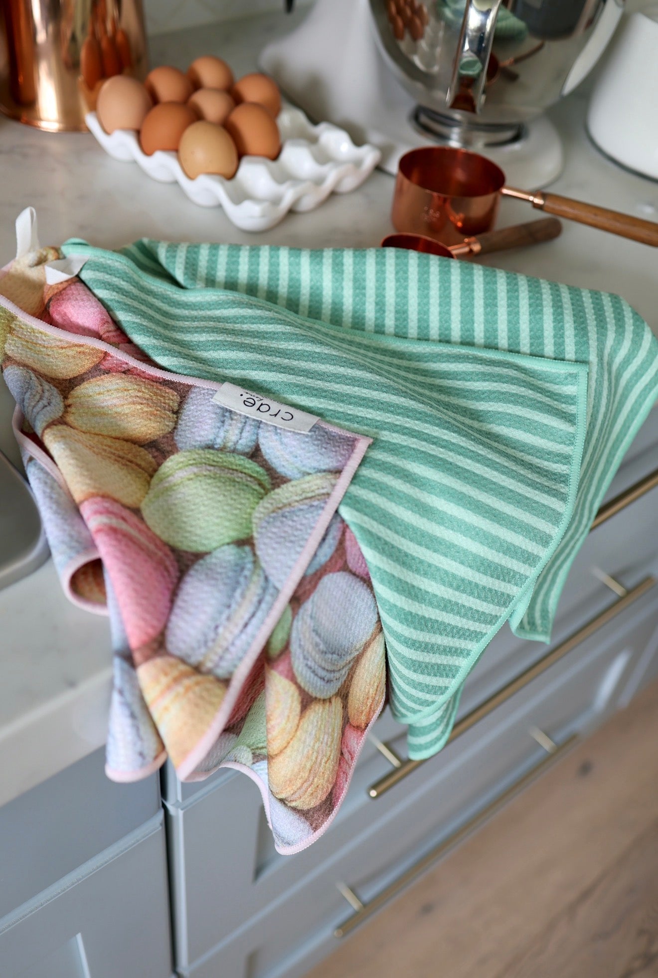 Macaron Market: Double-Sided Hand Towel