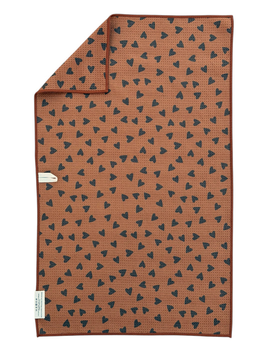 Espresso My Heart: Double-Sided Hand Towel