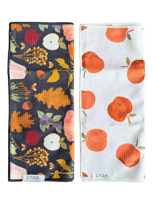 Gather/Johnny: 2 Double-Sided Hand Towels