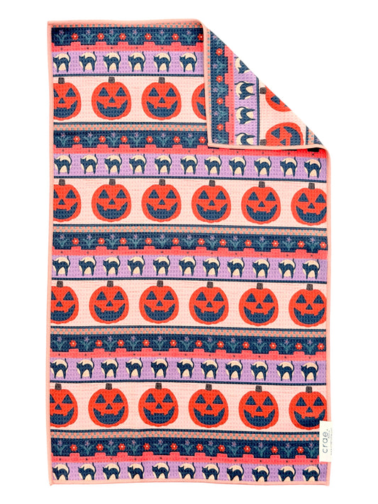 Nordic Nightfall: Double-Sided Hand Towel