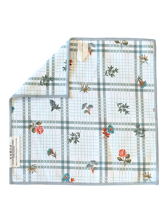 Blue Meadows: Double-Sided Washcloth