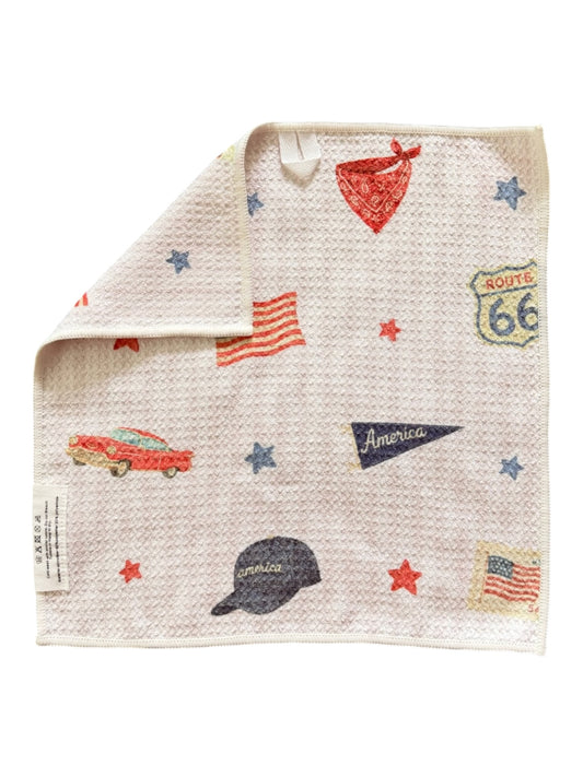 Highway Roadtrip: Double-Sided Washcloth