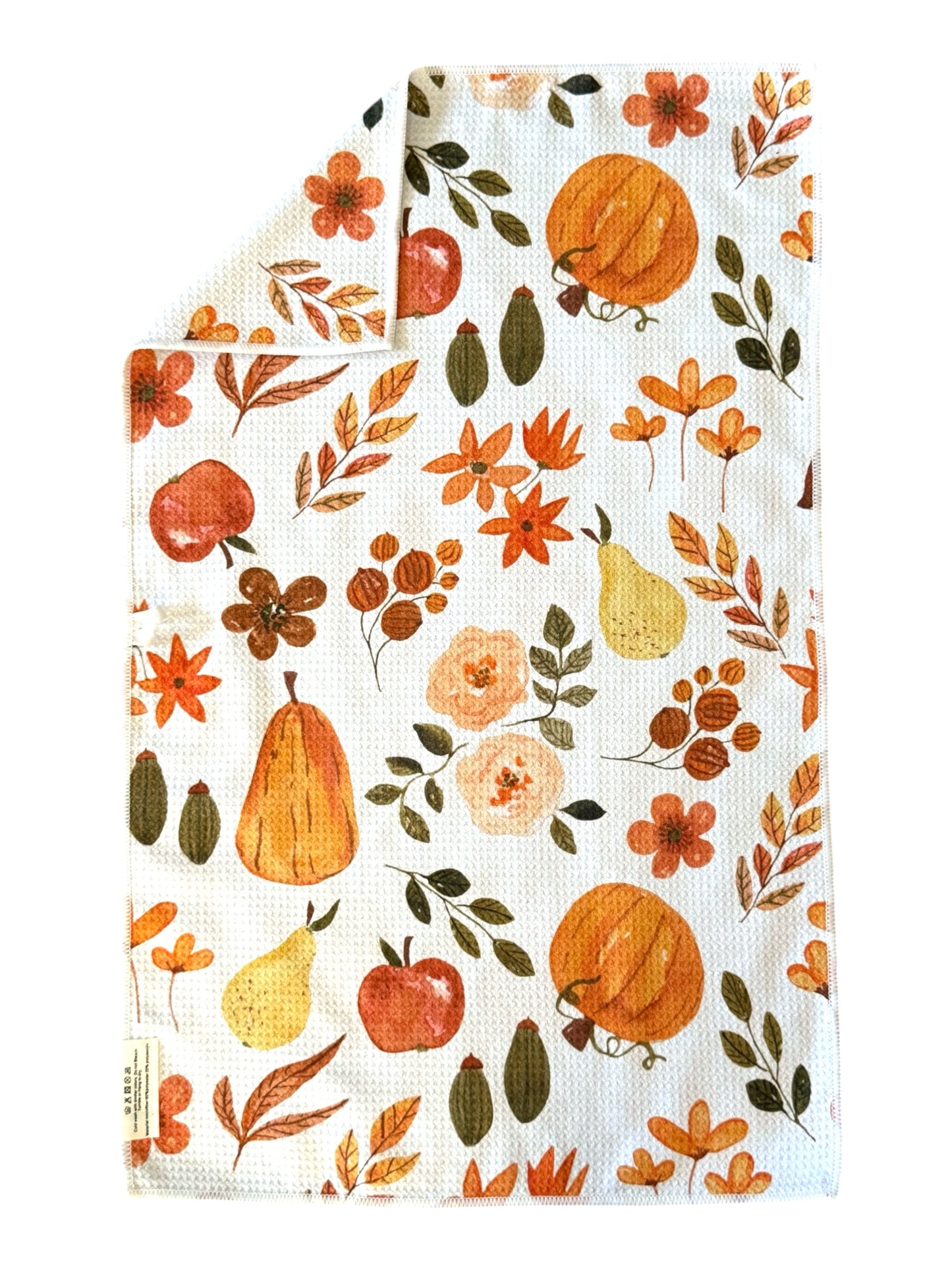 Pumpkin Spice: Double-Sided Hand Towel