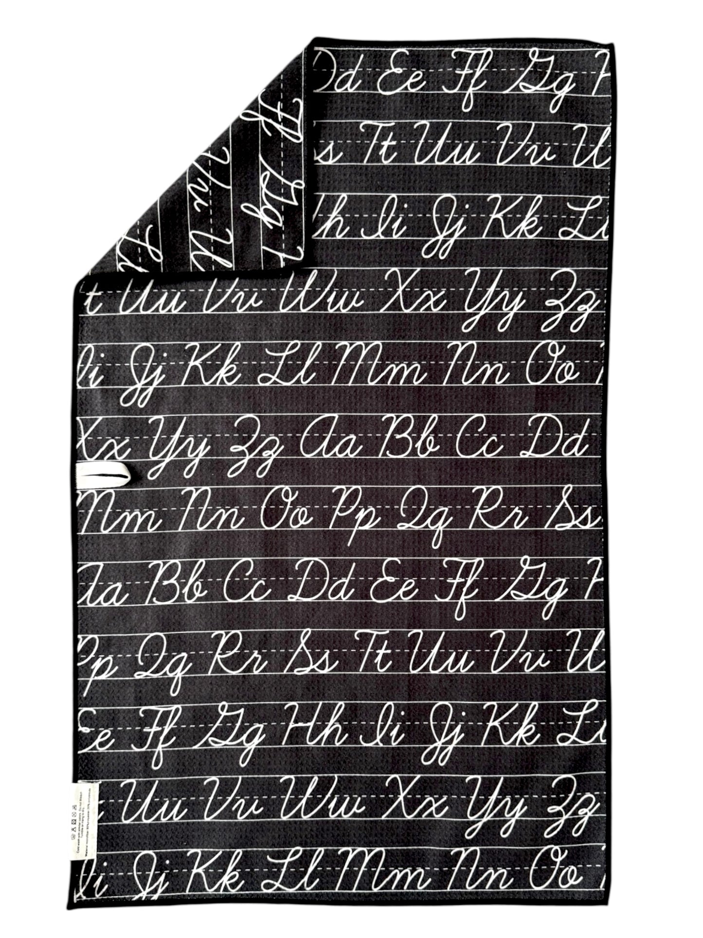 Cursive: Double-Sided Hand Towel