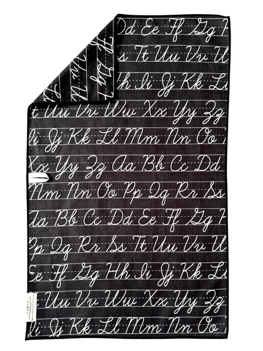 Cursive: Double-Sided Hand Towel