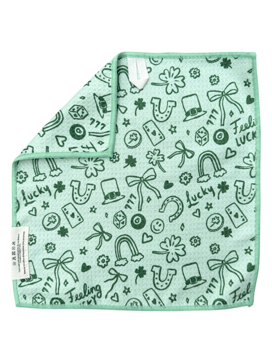 Feeling Lucky: Double-Sided Washcloth