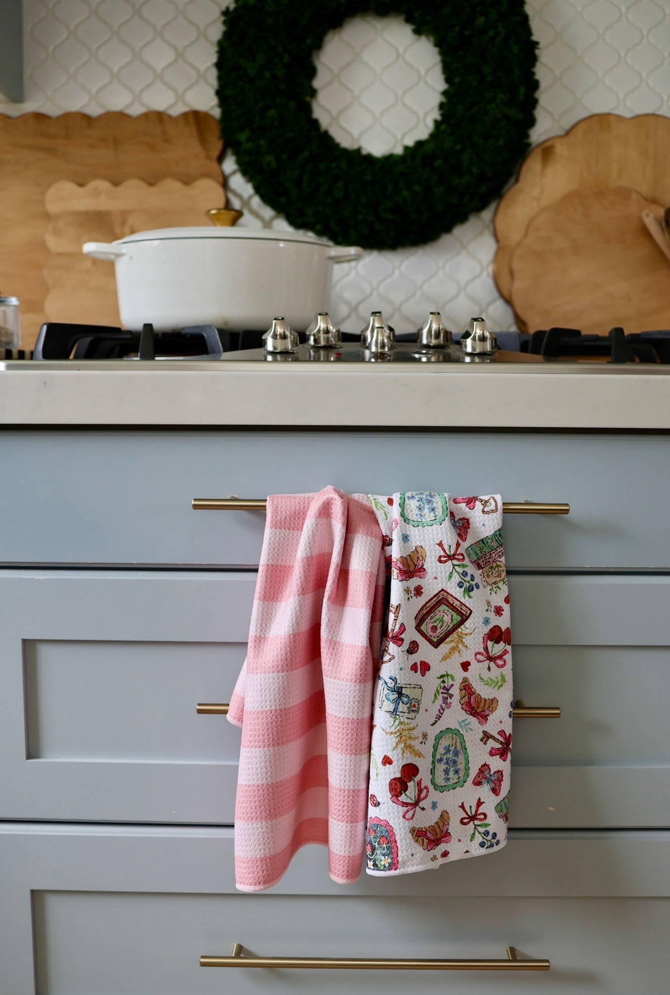 Rosewater: Double-Sided Hand Towel
