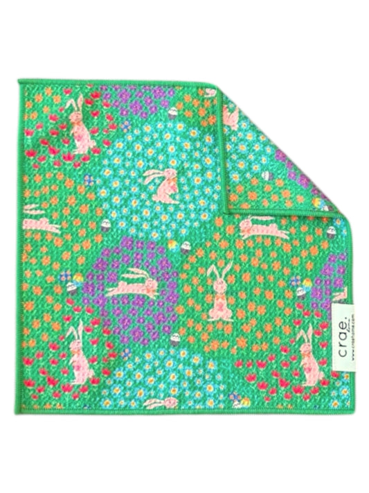 Hopping Meadow: Double-Sided Washcloth