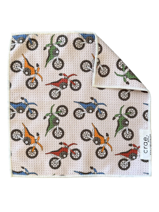 Moto: Double-Sided Washcloth