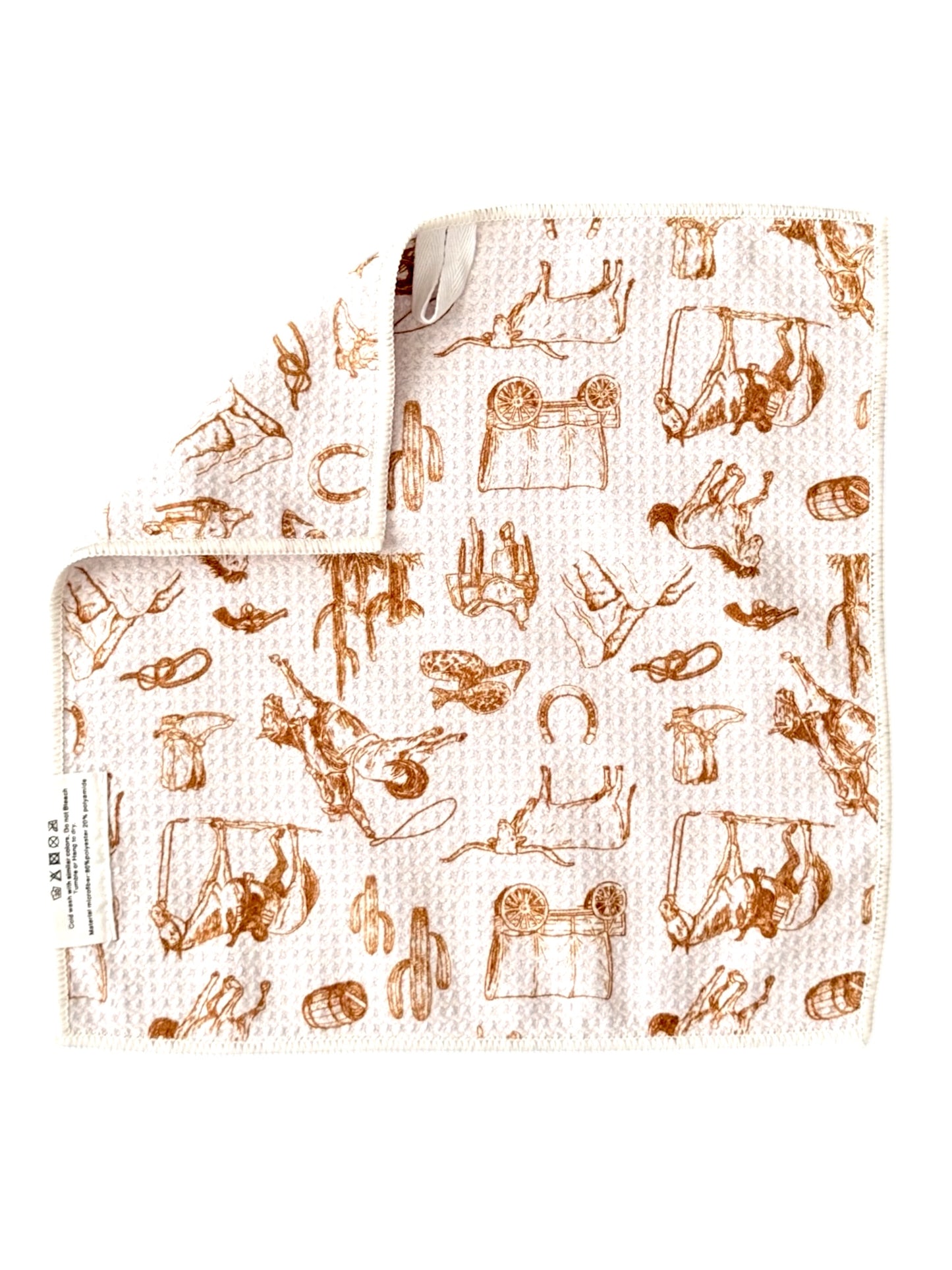 Western: Double-Sided Washcloth