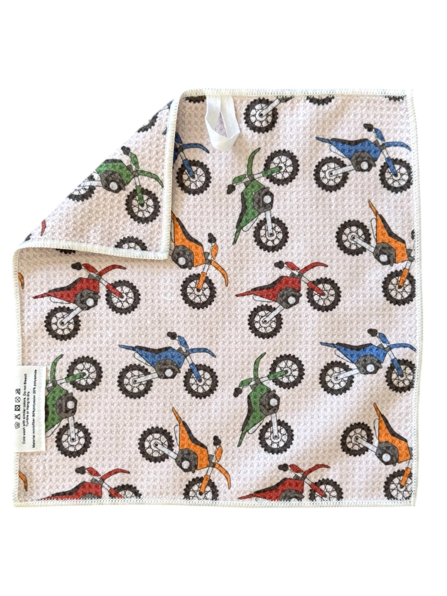 Moto: Double-Sided Washcloth