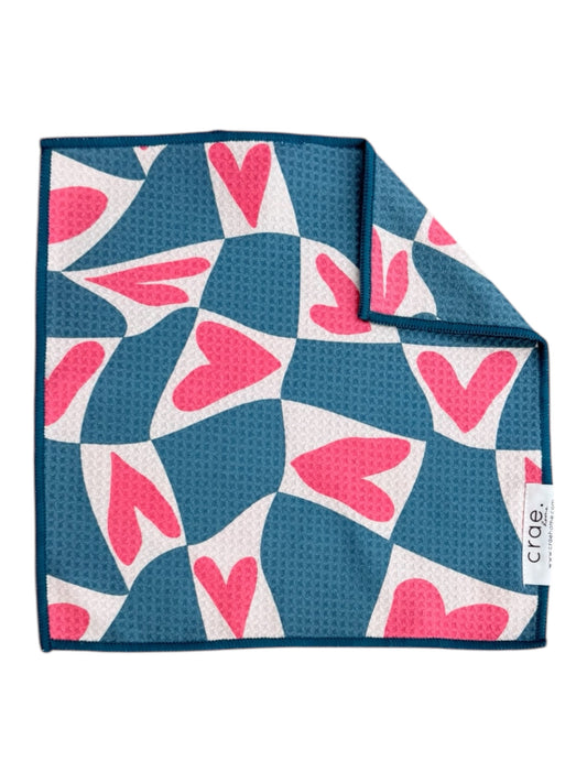 Don’t Squash My Heart: Double-Sided Washcloth