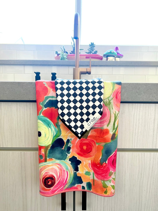 Fonnie/Pia: Double Sided-Hand Towel Washcloth Set