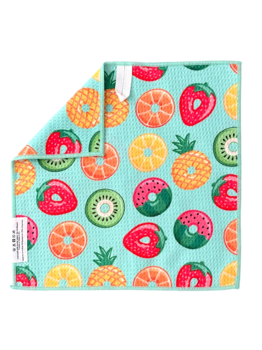 Fruity Flotations: Double-Sided Washcloth