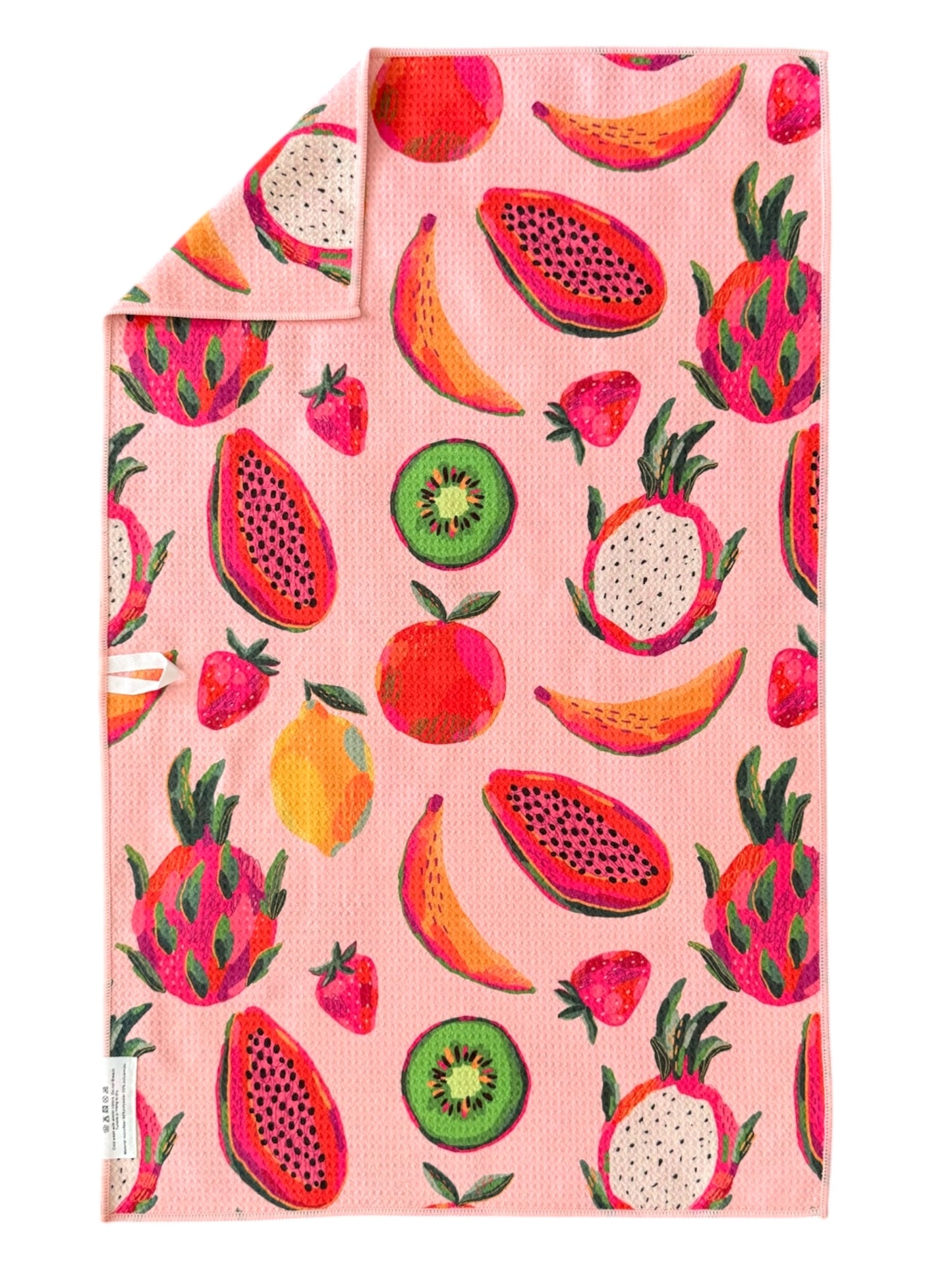 Tropical Salad: Double-Sided Hand Towel