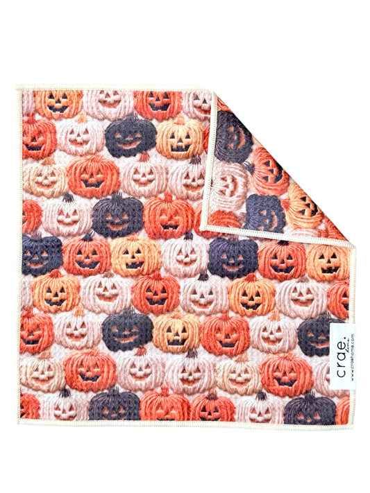 Pumpkin Palooza: Double-Sided Washcloth