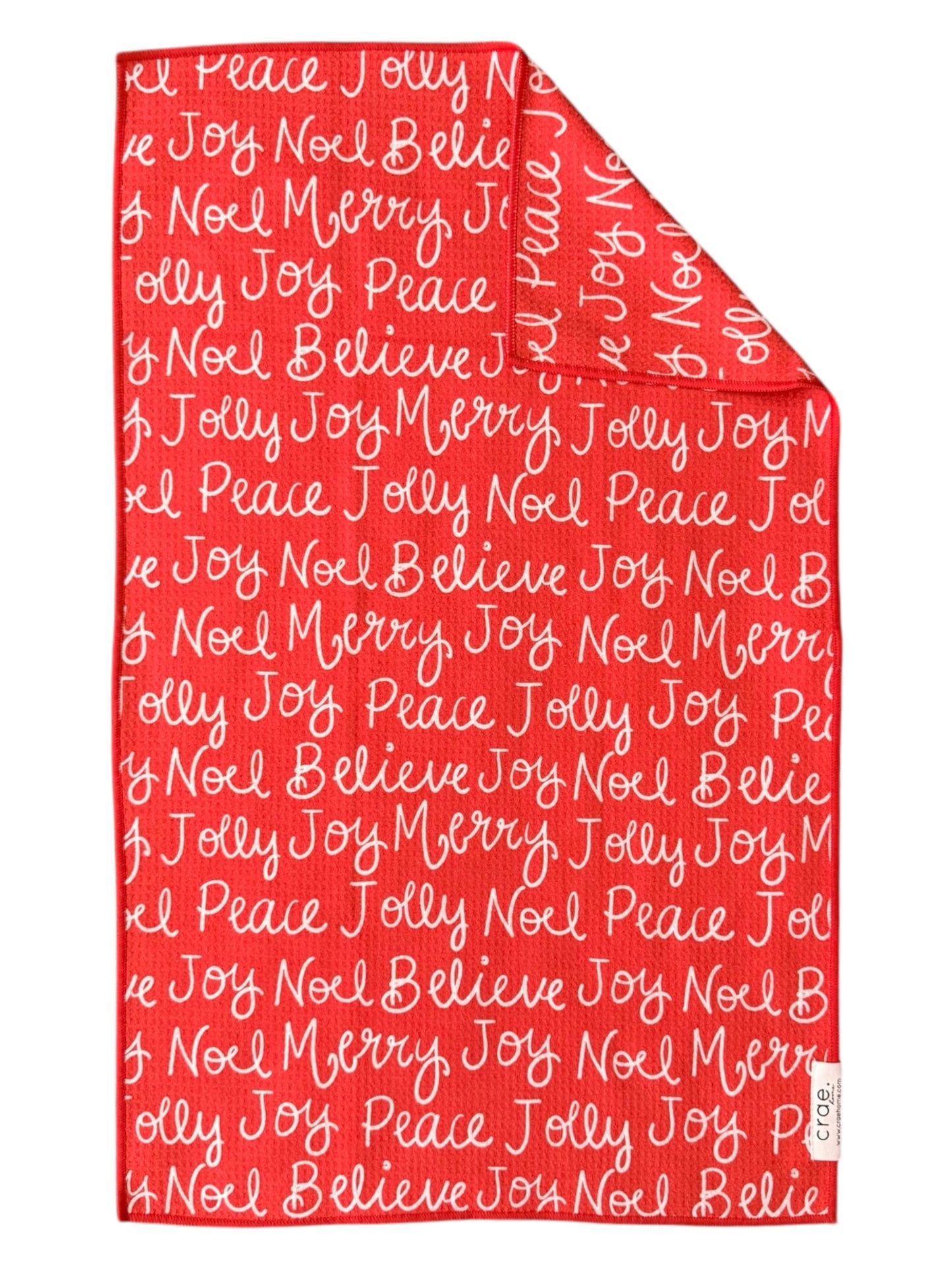 Seasons Greetings: Double-Sided Hand Towel