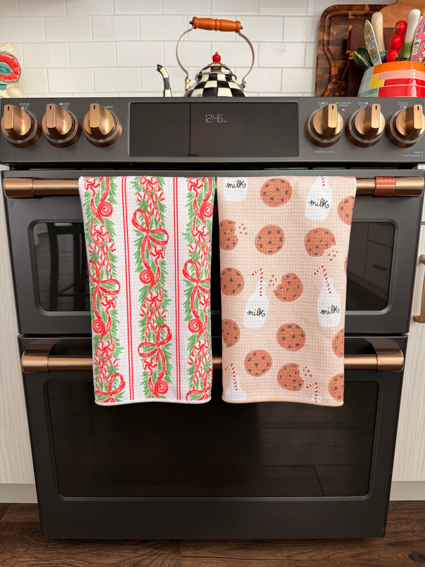 Santa's Supper: Double-Sided Hand Towel