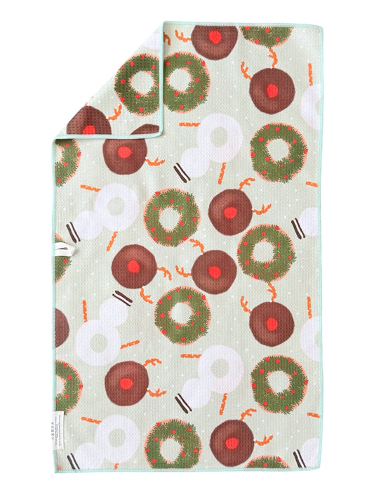 Frosty Donuts: Double-Sided Hand Towel