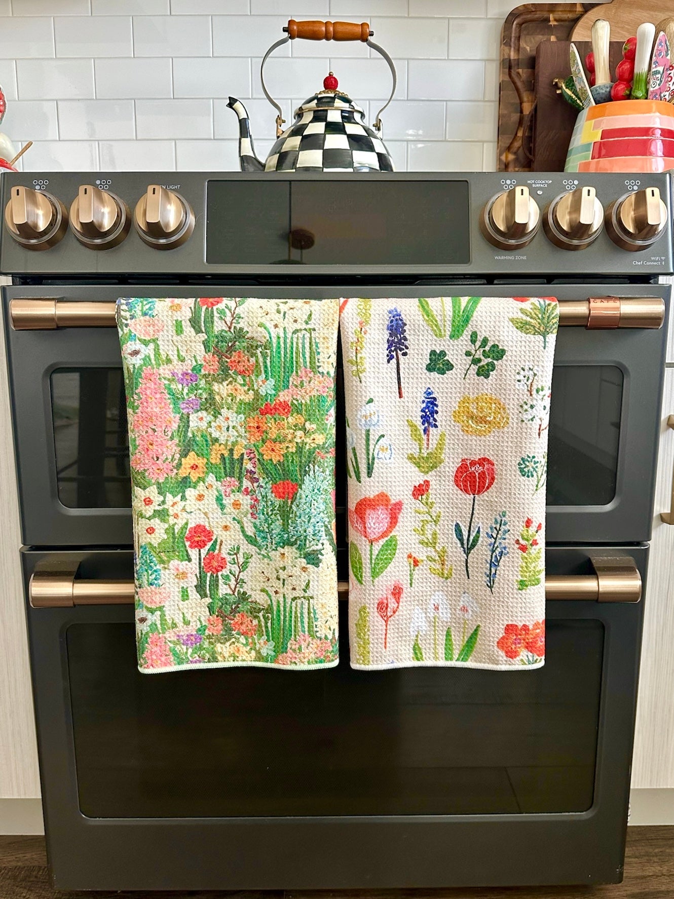 Fluer Meadow/Picked Fresh: 2 Double Sided-Hand Towels