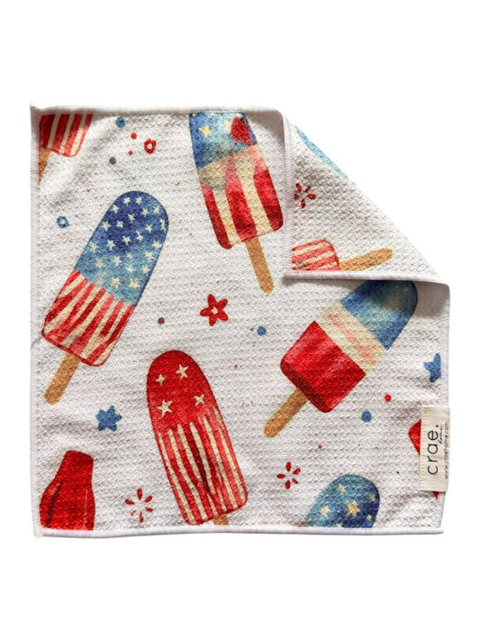Rocket Party Pop: Double-Sided Washcloth