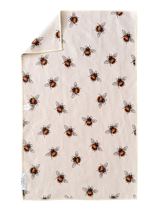 Busy Bee: Double-Sided Hand Towel