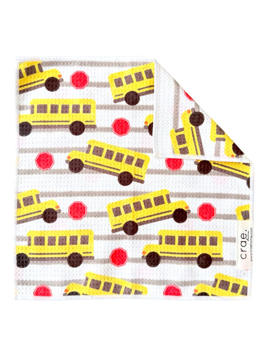 Bus Stop: Double-Sided Washcloth