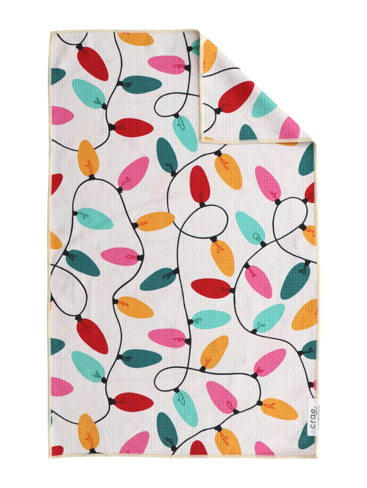 All Lit Up: Double-Sided Hand Towel
