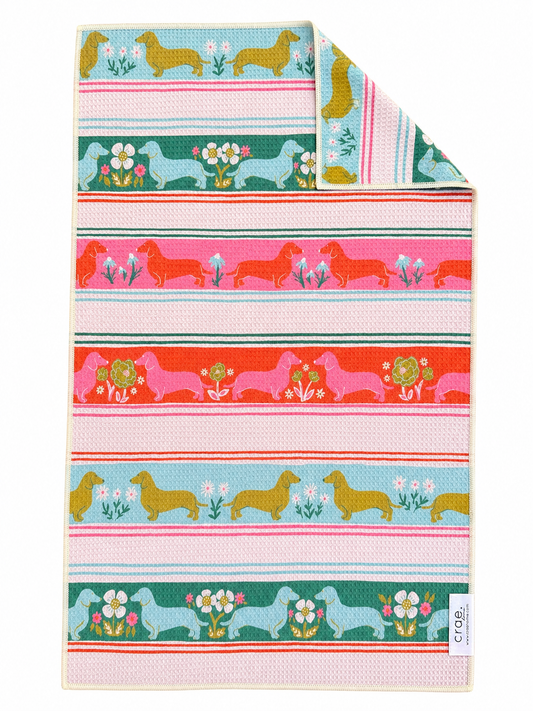 Garden Sausage: Double-Sided Hand Towel