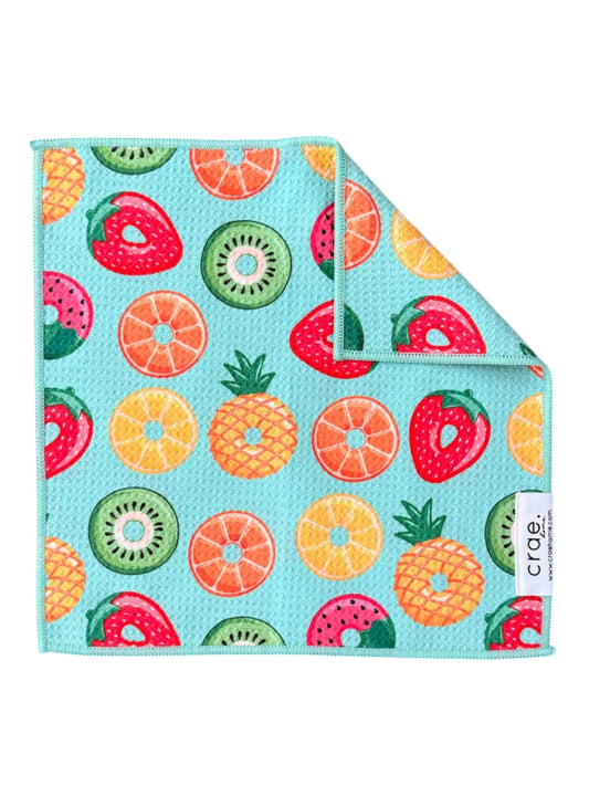 Fruity Flotations: Double-Sided Washcloth
