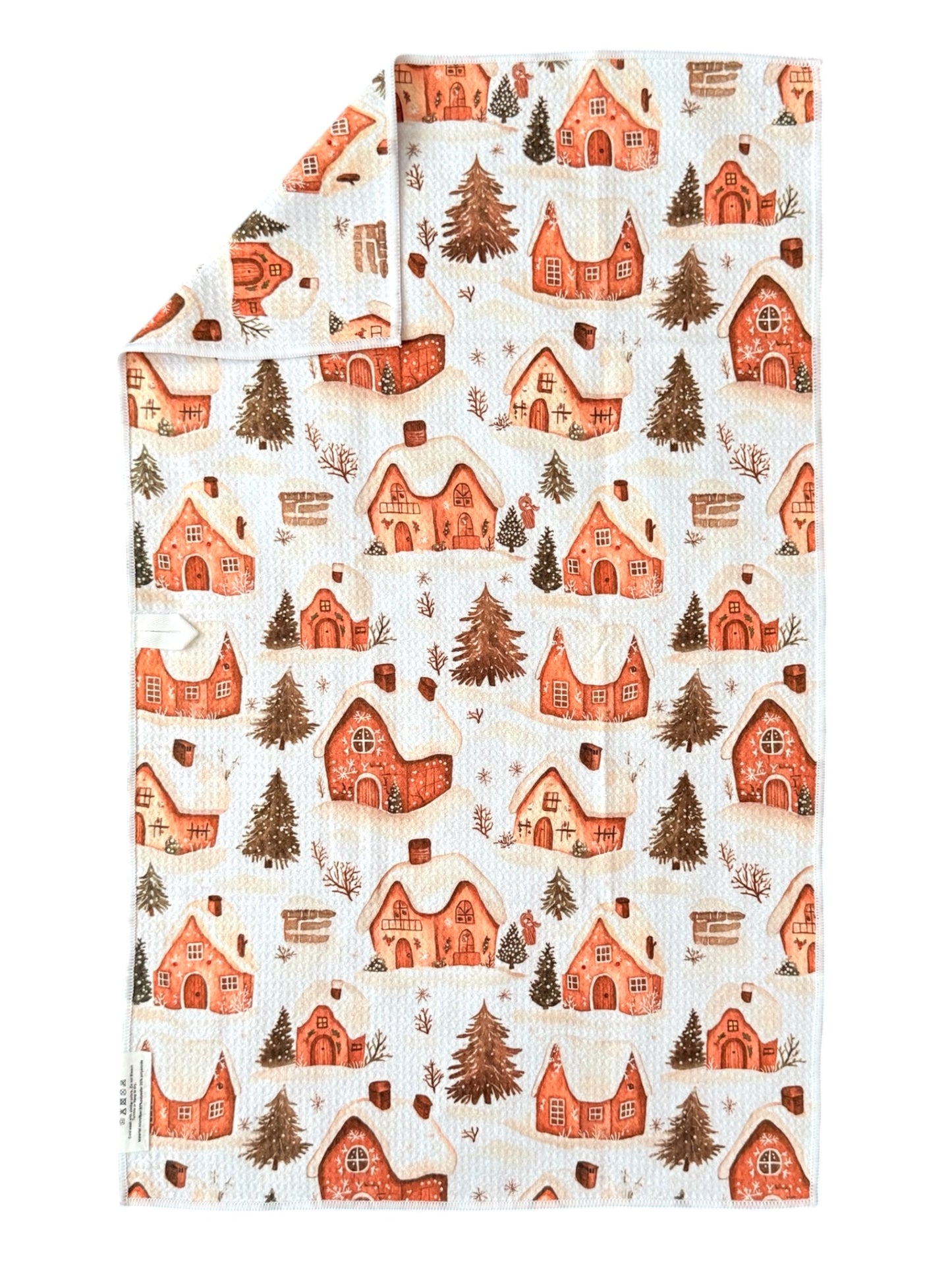 Gingerbread Showdown: Double-Sided Hand Towel
