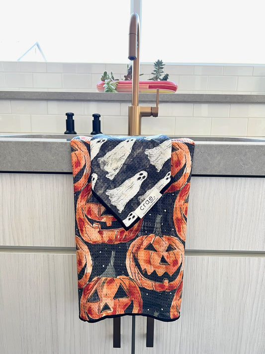 Put A Light In It/Oh Sheet: Double Sided-Hand Towel Washcloth Set