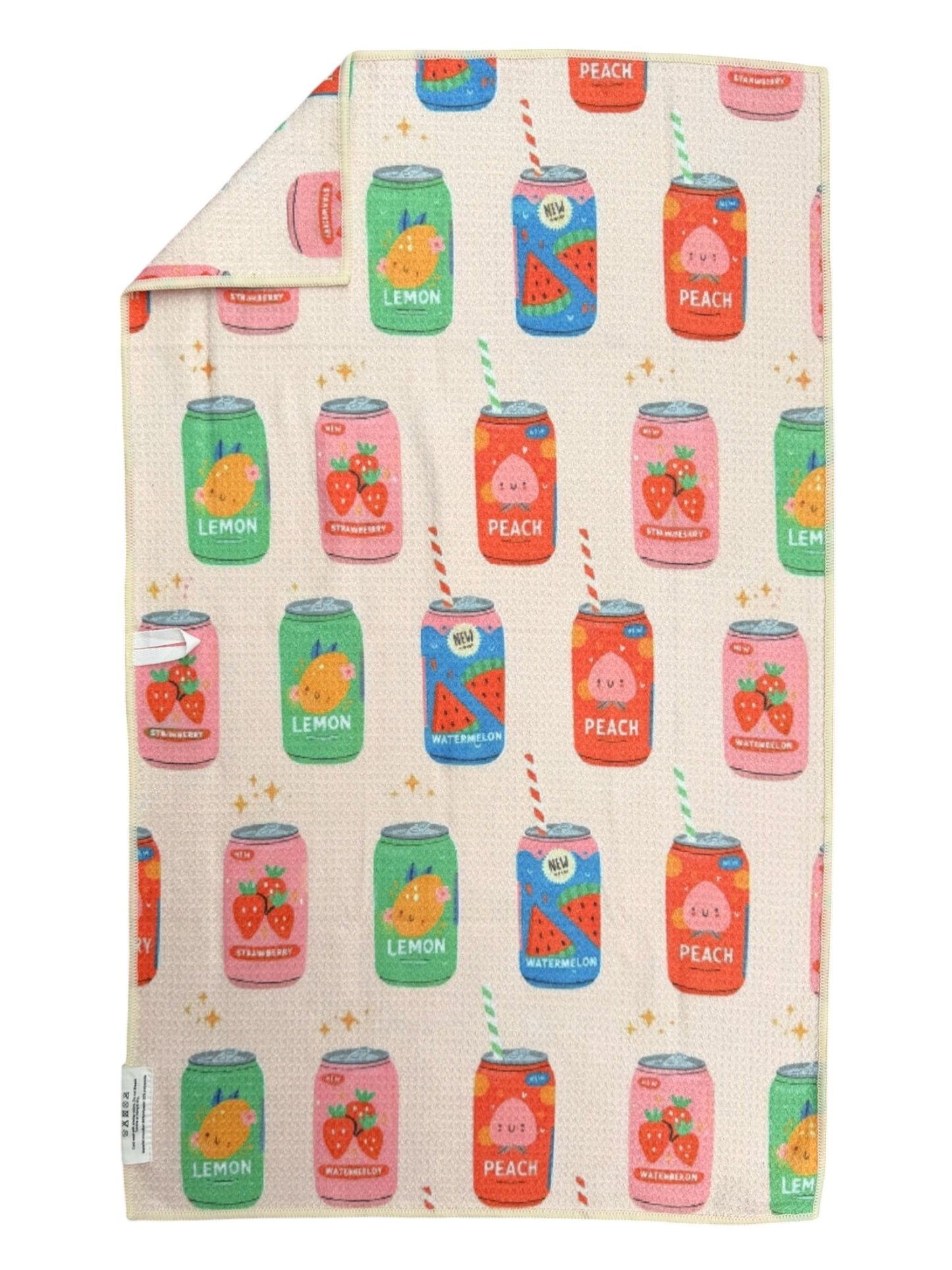 Sip Happens: Double-Sided Hand Towel