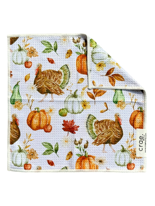 Sir Gobblelot: Double-Sided Washcloth