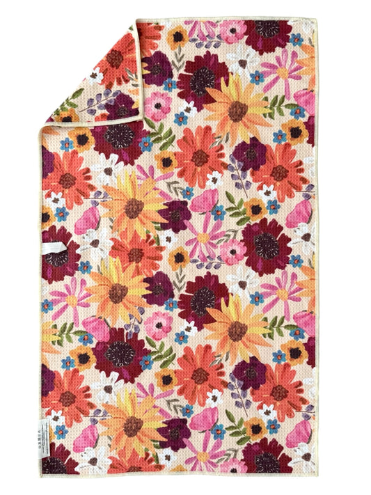 Flower Child: Double-Sided Hand Towel